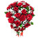 red roses bouquet with babys breath. Vitebsk
